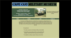 Desktop Screenshot of capecodmilitarymuseum.org